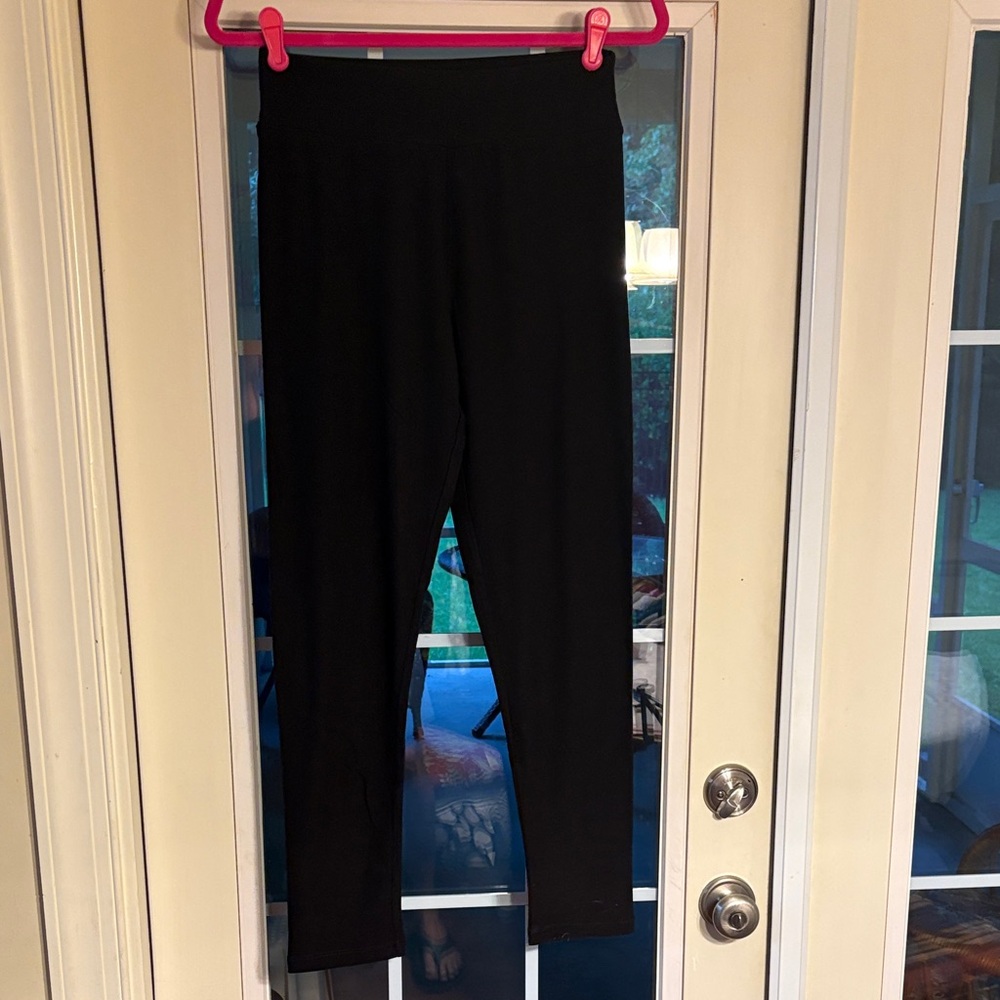 Legacy Black Brushed Jersey Leggings